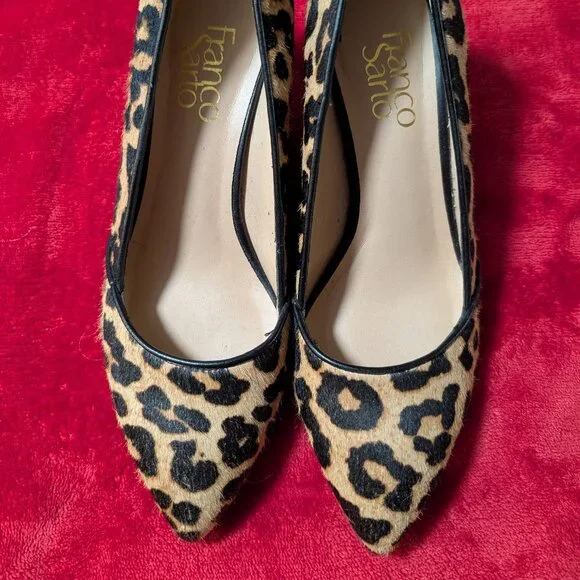 Franco Sarto Animal Print Wedge Heel Size 6 NWOT - Picture 3 of 6